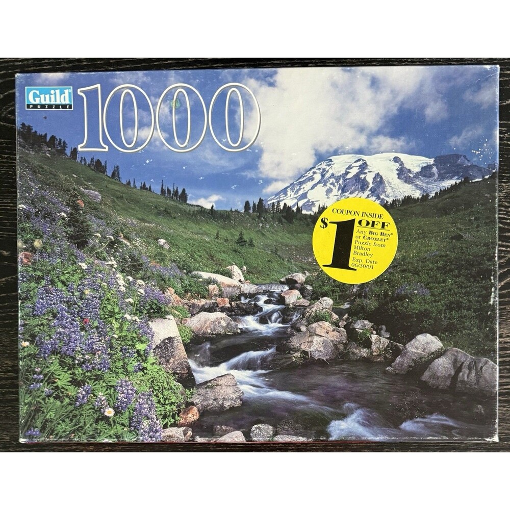 SEALED Guild 1000 Piece Puzzle. Edith Creek, WA. 1999